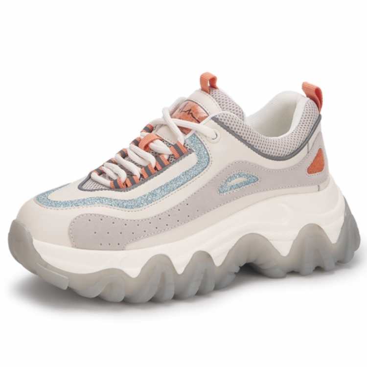 Women's Platform Sneakers Sports Shoes Woman 2021 Casual Female Sneakers Increase Running Luxury Autumn Fashion Ins Style