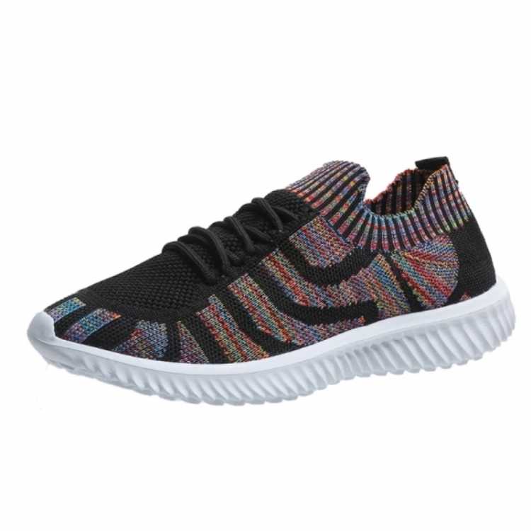 Women Casual Shoes Fashion Breathable Walking Mesh Flat Shoes Color Sneakers Women Tenis Feminino Female Shoesmujer