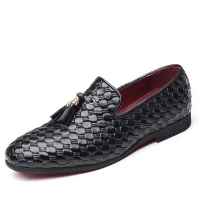 Men Fashion Shoes 2021 Style Office Business Oxfords Designer Male Daily Shoes Pointed Toe Flats Patent Leather Man Shoes 38 48