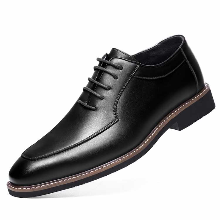 2021 Autumn Men's Quality Leather Shoes British Business Size 38 44 Anti Slip Soft Leather Man Mcrofiber Leather Dress Shoes