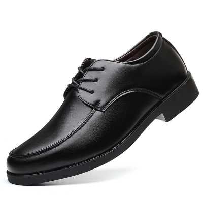 2021 New Men Shoes Leather Cowhide Leather Shoes Men Comfortable Low top British Casual Single Shoes Leather Shoes Formal Shoes