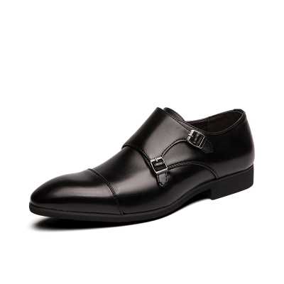 Men's Brand Leather Formal Shoes dress shoes Oxfords Fashion Retro Shoes Elegant work Pointed Toe Footwear Drop Shipping