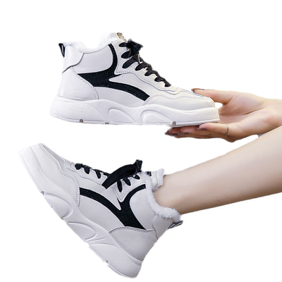 2021  winter Women's Sneakers Inside The Increase of Small White Shoe Trend Go with Women's Casual Sports Shoes 25 40