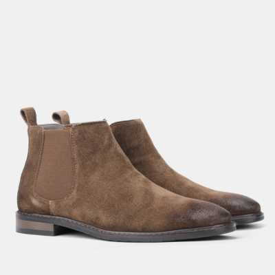 39~46 men boots fashion comfortable genuine leather chelsea boots