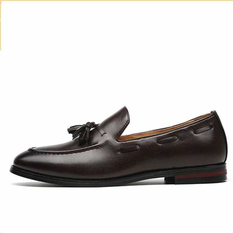 Newest Men Tassel Loafers PU Leather Formal Shoes Elegant Dress Shoe Simple Slip on Man Casual Footwear Large Size 48 47 46
