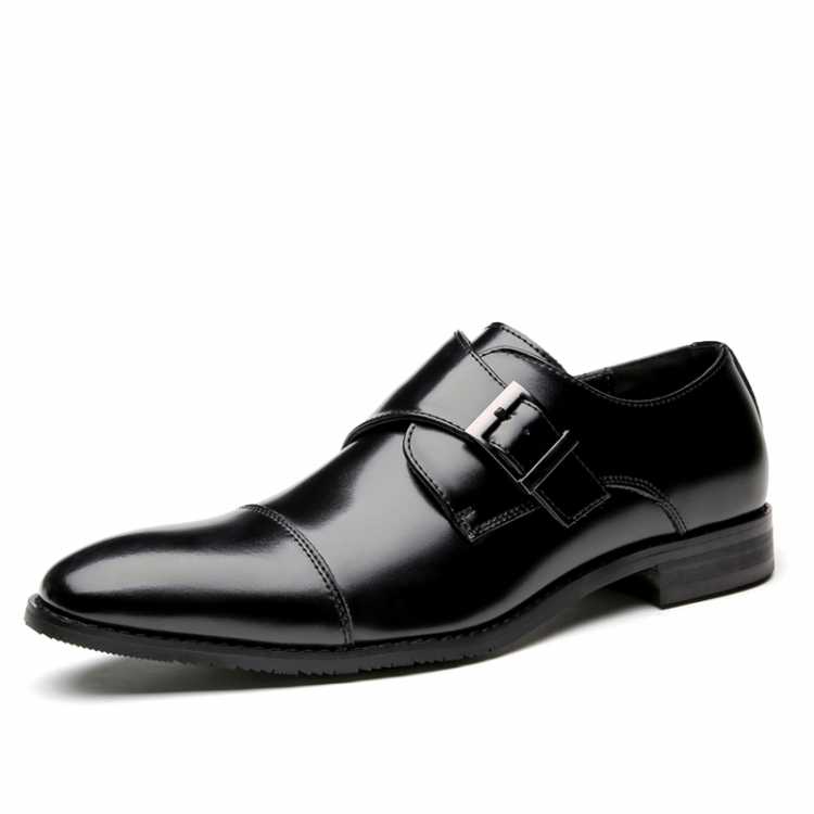 2021 Men's Genuine Leather Business Dress Shoes Men Formal Wear Gentleman Shoes Office Professional Wear Party Wedding Shoes