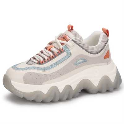 Women's Platform Sneakers Sports Shoes Woman 2021 Casual Female Sneakers Increase Running Luxury Autumn Fashion Ins Style