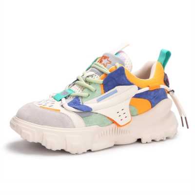 Women's Platform Sneakers Sports Shoes Woman Casual Sneakers Autumn Female Fashion Luxury Leather Increase Running 2021