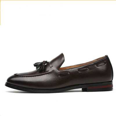 Newest Men Tassel Loafers PU Leather Formal Shoes Elegant Dress Shoe Simple Slip on Man Casual Footwear Large Size 48 47 46