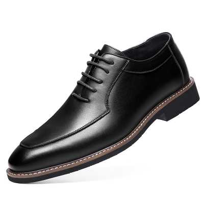 2021 Autumn Men's Quality Leather Shoes British Business Size 38 44 Anti Slip Soft Leather Man Mcrofiber Leather Dress Shoes